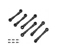 GTFRUQAS RC Toys Upgrades Parts For Losi Micro B T 1/24 1/28 Metal Links Set Aluminum Upgrades Parts Accessories Rc Car 2WD For Buggy RTR LOS00007 Replac(Black)