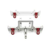 GTFRUQAS RC Toys Upgrades Parts For MN 1/12 For MN82 LC79 6061 Aluminum Upgraded Front And Rear Bumper Guards RC Model Car Parts Accessories(Silver,1set)