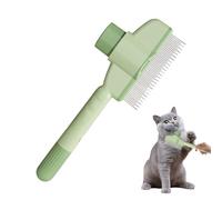 GTFYUDGH 20 x 8.2 x 2 cm Dog Comb, Cat Comb, Cat Comb Brush with Self-Cleaning Function, Cat Brush Short Hair of Pet Hair, Fur Flash Brush Cats
