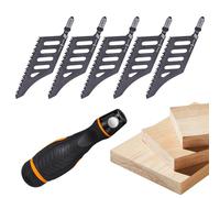 GTFYUDGH Cutting Jigsaw - Grinding Tool with Handle - 5 Pieces Jigsaw for Cutting, for Home Carpentry, Workshop, Construction Work