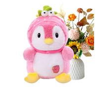 GTFYUDGH Penguin Plush Toy Fruit Penguin Cuddly Toy Cuddly Doll for Children Teenagers Adults Collectors Bedroom Children's Room Car Sofa Bed Baby Room Playtime Bedtime Travel