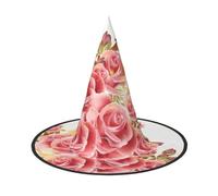 GTGHYLHA Blossom Full Screen Printed Oxford Fabric Soft And Comfortable Unisex Carnival Halloween Party Witch Hat