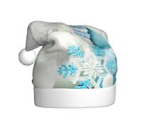 GTGHYLHA Happy Snowman Full Screen Printed Polyester Fabric, Suitable For Both Men And Women, Adult Plush Christmas Hats, Holiday Parties, Halloween Hats