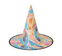GTGHYLHA Mexican Otomi Animals Full Screen Printed Oxford Fabric Soft And Comfortable Unisex Carnival Halloween Party Witch Hat