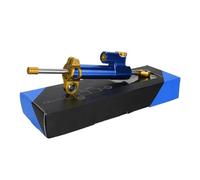 GTGJFJKW For A&prilia RSV RSV4 RSV1000/R 750 For Shiver For Tuono 1000/R V4R CNC Adjustable Motorcycle Steering Damper Stabilizer Accessories(Gold Blue)