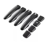 GTGJFJKW for N&issan for Qashqai J11 for Rogue for X-Trail 2014 2015 2016 2017 2018 Outside Case Stickers Carbon Fiber Exterior Door Handles Cover Trim Accessories