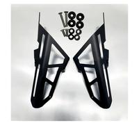 GTGJFJKW For SYM ADXTG 400 ADXTG Motorcycle Tail Fin Armor Side Panel Body Cover Rear Wing Handrai Accessories(Black)