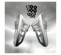 GTGJFJKW For SYM ADXTG 400 ADXTG Motorcycle Tail Fin Armor Side Panel Body Cover Rear Wing Handrai Accessories(Silver)