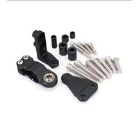 GTGJFJKW Motorcycle Directional Damper Shock Absorber Stabilizer Steering Dampers For A&prilia RS660 RS 660 Rs660 2021 2022 2023 Accessories(Black bracket)