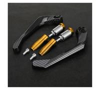 GTGJFJKW Motorcycle Handlebar Grips Guard Brake Clutch Levers Protector Handguard for Yamaha FZ07 FZ09 FZ1 FZ6 FZ8 FZ10 FZ150 FZ16 FZ25 Accessories(Gold)