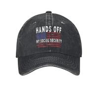 GTGXGOGD Baseball Cap Hands Off Protest Statement April 5 Trucker Hat Outfit for Unisex Vintage Wear Sun Adjustable