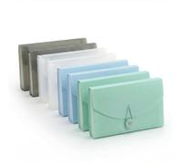 Gtheimn 8 Pack Receipt Organizer & Coupon Holder, 13-Pocket Small Expanding File Folder with Tabs, 10.2" x 5.5" Portable Accordion Wallet for Checks, Bills, Cash & Travel Documents