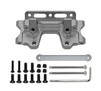 GTHELE Aluminum Front Bulkhead&Tie bar for Traxxas 2WD 1/10 Slash, Stampede, Rustler, Nitro Slash-Replaces Part 2530 2532 (Titanium)