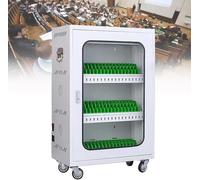 GTHTUHFD 12Port Rechargeable Phone Charging Locker Cabinet With Wheels & Combination Lock - Secure Charging Station For Schools Churches Airports & Public Spaces,60slots