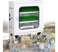 GTHTUHFD 30-Slot Cell Phone Charging Station Cabinet - Usb Locker Storage For Mobile Devices Secure Rechargeable Charging Lockers For Schools Offices Events And Public Spaces,30slots