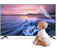 GTHTUHFD 32-75 Inch Matte TV Anti-Glare Film, TV Screen Protector Anti Blue Light No Bubble Anti-Scratch, for LCD, Led, 4k OLED and QLED HDTV / 48in 1056x596mm,58in 1269x721mm