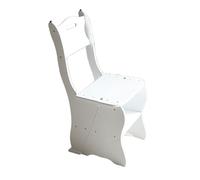 GTHTUHFD 4-Step Solid Wood Folding Ladder Chair & Storage Rack - Dual-Purpose Staircase Stool For Home & Kitchen Thickened Design Light Walnut Finish