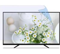 GTHTUHFD 43-75 Inch Blue Light TV Screen Protector, Frosted Film Anti-Reflection Anti Glare TV Screen Protector, Four-Sided Ring Glue Installation / 47in 1044x590mm,48in 1062x597mm