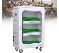 GTHTUHFD 50Slot Mobile Phone Charging Cabinet With Lock & Wheels Secure Cell Phone Locker Rechargeable Charging Station For Classroom & Office Organized Charging Solution,50slots