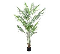 GTHTUHFD Aartificial Plants Indoor Large Artificial Palm Tree With Pot Fake Plant Potted Plastic Leaf Tropical For Home Garden Living Room Decor Floor Plant,A-160cm