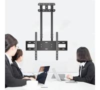 GTHTUHFD Adjustable Ceiling Tv Mount Bracket, Lcd Tv Stand, 2 Post Single Screen Tv Mount, Tilt Tv Mount For 50-100 Inch Tvs, Ceiling Mount, Vesa Max 600X400Mm,A