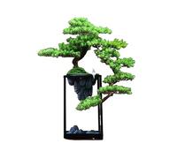GTHTUHFD Artificial Plants Display Tree Artificial Plants Bonzai Trees Indoor Large Artificial Bonsai Welcoming Pine Tree Simulation Potted Plant Decorative Fake Tree Book Shelf D