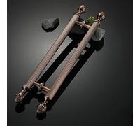 GTHTUHFD Barn Door Pull Handle, Push Pull Door Handles, 24 31 40 47 60 70 Inch Decorative Glass Door Handle, Stainless Steel Long Gate Pull for Entry, Office, Home, Villa,Red Bronze-150cm/59in - 110c