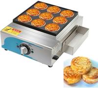 GTHTUHFD Burger Maker Machine Fried/Scrambled Egg Maker, 9 Hole Egg Burger Machine, Red Bean Cake Machine With Easy Clean Non Stick Coating & Cool Touch Handles