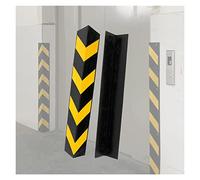 GTHTUHFD Car Parking Protector Wall Corner Guard For Parking Garages,L-Sparking Garages Rubber Column,1Cm Thick Reflective Anti-Impact Protection Wall Corner Guards/Yellow/2P,Yellow-10Pcs-100Cm