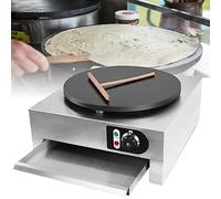 GTHTUHFD Commercial Crepe Maker Frying Pan, Electric Pancake Maker, Non-Stick Electric Baking Pan Single Heating Plate, Adjustable Temperature, Suitable For Corn Tortillas