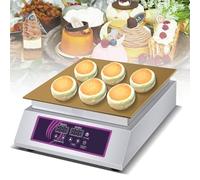 GTHTUHFD Commercial Electric Baking Tray Soufflé Maker, Souffle Maker, Dorayaki Maker, Waffle Maker With Copper Heating Plate, Suitable For Home Kitchen, Restaurant, Bakery, Snack,A