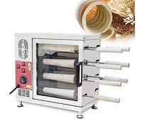 GTHTUHFD Commercial Electric Toaster Machine Chimney Cake Oven,Ice Cream Cone Grill Maker, Chimney Bread Roll Grill Maker For Restaurant Kitchen Snack BarXEMBJ17525