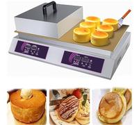 GTHTUHFD Commercial Souffle Maker Machine, Electric Dorayaki Machine, Souffle Maker, Pancake Maker Electric Souffle Maker, With Double Pure Copper Plate B