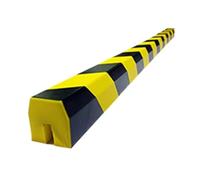 GTHTUHFD Corner Guard Edges Protector, Heavy Duty Foam Padding, Self-Adhesive Safety Bumper For Garage, Wall, Stairs, Door Frames, Pack Of 10,Black+yellow-100x4x4x1.2cm-4p