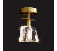 GTHTUHFD Crystal Aisle Ceiling Light Single Head H65 Brass Ceiling Light G4 Lighting Accessories Postmodern Small Chandeliers Lighting Compatible,Chandelier Ceiling Fixtures