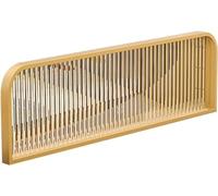 GTHTUHFD Dividers For Dining Areas, Translucent Glass Countertop Divider Restaurant Decoration Glass Restaurant Partitions,Gold-a-30x100cm