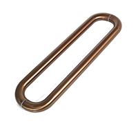 GTHTUHFD Door Handle Modern Sliding Barn Pull, Large Front Door/Shed Doors/Bathroom Door Push Pull Bar Handle, Double Side Mounted Interior Exterior Door Handles,Rose Gold-120cm