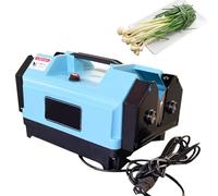 GTHTUHFD Electric Garlic Root Cutter Machine - Double Head Remover For Garlic & Onion Tops, Efficiently Cuts Roots & Beards, Ideal For Small Garlic & Onions,Blue