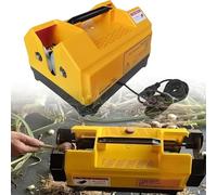 GTHTUHFD Electric Garlic Root Stem Cutters,Garlic Root Cutters,Double Head Garlic Top Tails Remover Machine, Garlic Farmer Efficient Cutting Fresh Garlic Root Stem