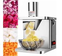 GTHTUHFD Electric Vegetable Cutters Restaurant Cutters,Commercial Fruit And Vegetable Slicer With 6/8.2/9.3/12.5/15Mm Blade, Professional Vegetable Slicer