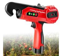 GTHTUHFD Electric Vine Tying Machine, Battery Powered Garden Strapper, Quick 1-2 Sec Per Tie, Real-Time Led Display, Labor Saving For Farm Trellising