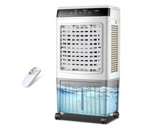 GTHTUHFD Evaporative Air Cooler, 3100Cfm Portable Swamp Cooler With 3 Modes, 120° Oscillation, 7.5H Timer, Outdoor Ac For Patio Garage,A-40L