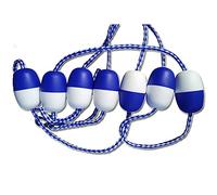 GTHTUHFD Floats Pool Floating Barrier Safety Pool Lane Line Rope Floats Hooks Kit 32.8Ft, Swimming Pools Lane Divider For School Gym, Outdoor Swim Race Lanes Equipment Pool,L2m/6.56ft