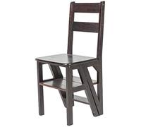 GTHTUHFD Folding Step Stool Ladder Chair Portable Flower Rack Shoe Bench Storage Shelf Brown Multi Purpose Footstool For Indoor Use,Black