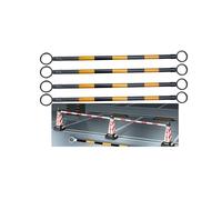 GTHTUHFD Heavy Duty 4Ft-6Ft Retractable Traffic Cone Bar - High-Visibility Reflective Safety Barrier For Road Work & School Zones, 6Pcs Blue Traffic Control Equipment,Yellow 1.25m-2m(4.1ft-6.56ft)
