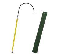 GTHTUHFD High-Voltage Insulated Rescue Hook With Adjustable 1 M/1.5 M/2 M/3 M Epoxy Pole, Non-Slip Handle And Storage Bag For Substations And Construction Sites,Yeelow-9.8ft/118.1inch/3m