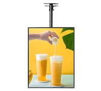 GTHTUHFD Illuminated Advertising Display Frame - Wall-Mounted Led Light Box For Restaurants, Bars, Shops, And Cafes,Vertical-60X100cm