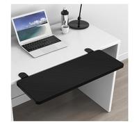 GTHTUHFD Keyboard Tray Gaming Under Desk, Pull Out Keyboard & Mouse Tray with C Clamp, Foldable Armrest Shelf, Computer Elbow Arm Support,75x24cm(29.5x9inch)