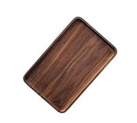 GTHTUHFD Kung Fu Tea Tray Walnut Tea Tray Small Solid Wood Tray Retro Style Small Tea Table Office Kung Fu Tea Set Tea Tray Tea Room Tray,size_name-M