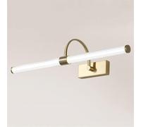 GTHTUHFD Led Copper Vanity Mirror Lamp Linear Bathroom Lighting Fixture, Long Strip Bath Vanity Sconce Makeup Light, Modern Mirror Front Lamps For Dressing Table Mirror Cabin,Copper-6000K-59cm